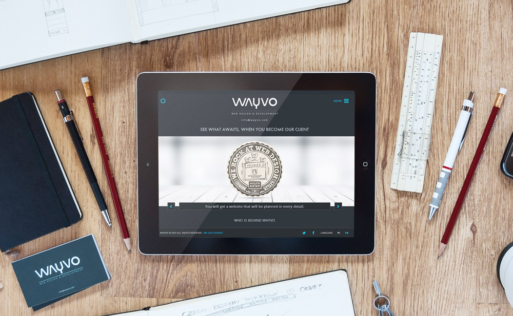 WAYVO's responsive website